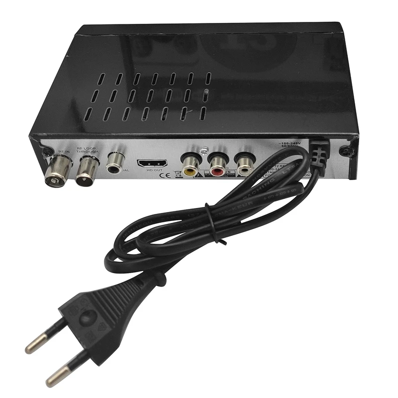 DVB T2 HD 1080P телеприставка ТВ приёмник коробка 3D цифрового видео наземного MHEG4 (ЕС