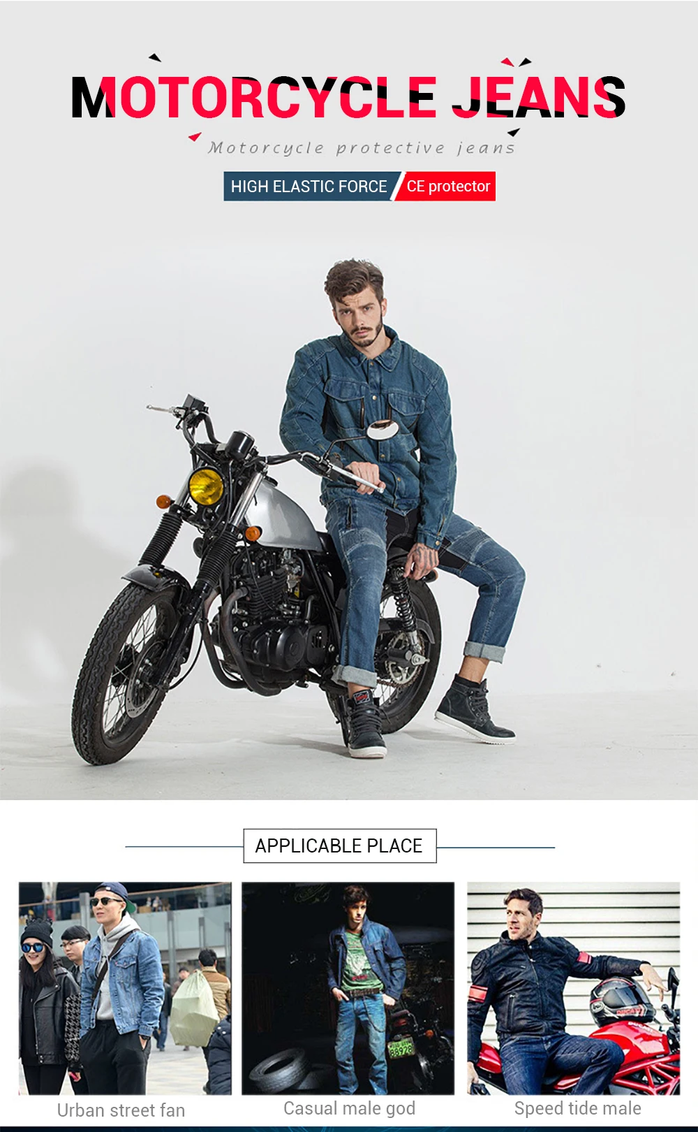 DUHAN мотоциклетная куртка, Мужская джинсовая куртка для езды на мотоцикле, куртка для мотокросса, ветрозащитная куртка со съемным ворсом