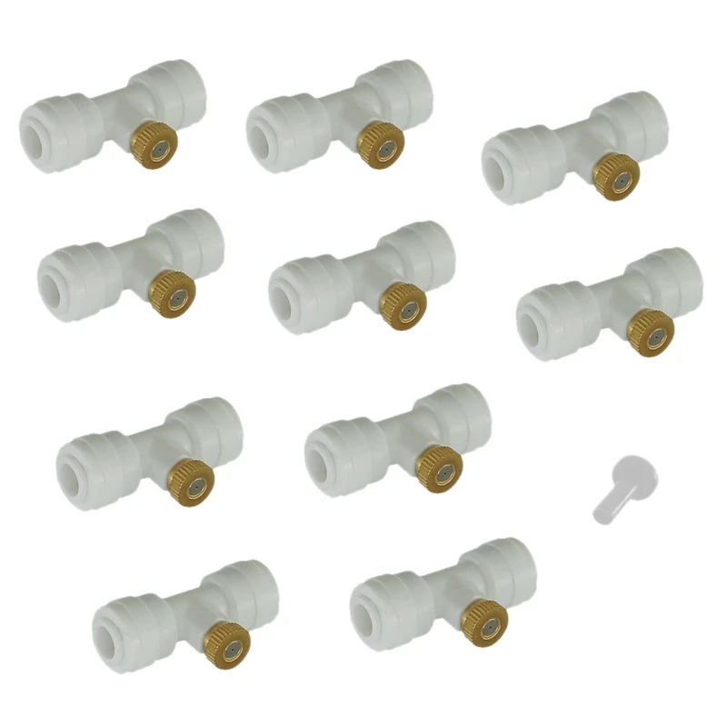 10Pcs Misting Nozzles Kit Cooling System Misting Nozzles 1/4 Inch Slip