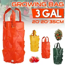 

Strawberry Grow Bag, 3 Gallon Planting Bag PE Nursing Pots with Handles Vegetable Grow Bag for Indoor/Outdoor