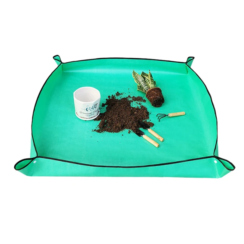 Gardening Mat, Dirty Soil Flower Land Mat, Waterproof Anti-Foldable, Plant Pot Lock, Easily Carrying, Eco-friendly