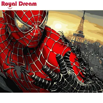 

spider-man DIY Painting By Numbers Canvas Painitng Home Wall Art Picture Coloring By Numbers For Home Decor