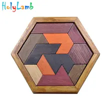 

11.11 Wooden Tangram Kids Puzzles Wooden Toys Tangram Jigsaw Board Wood Geometric Shape Puzzle Children Educational Toys Gift