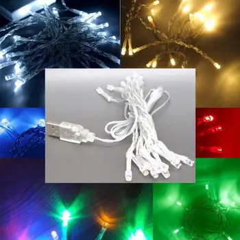 

USB Light String Fairy Lights Christmas Festival PC Decoration Waterproof 2M