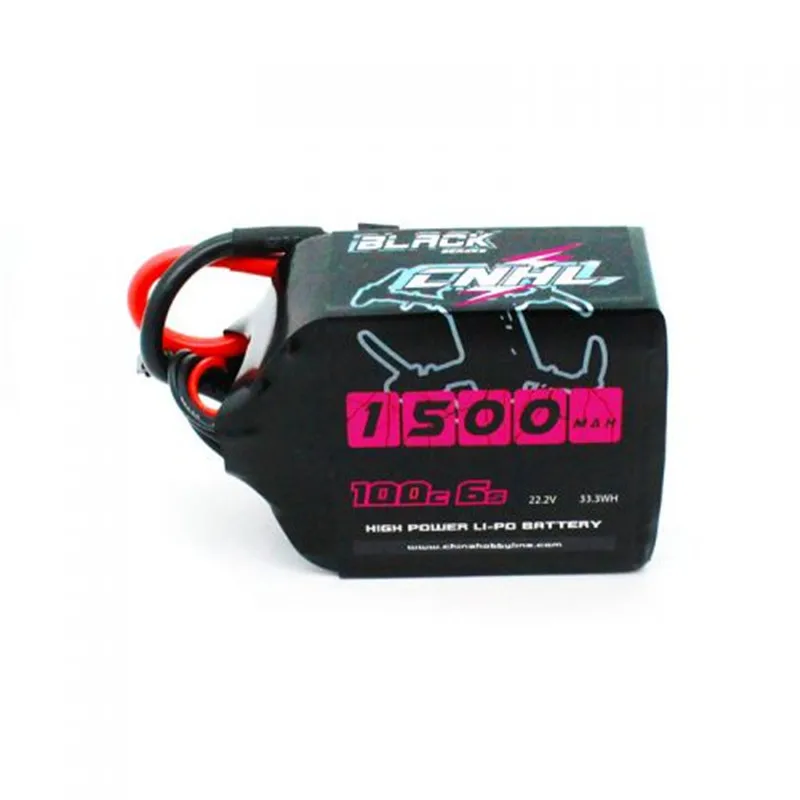 CNHL черная серия 1500Mah 6S 22 2 V 100C Lipo аккумулятор с разъемом XT60 для RC Drone вертолет