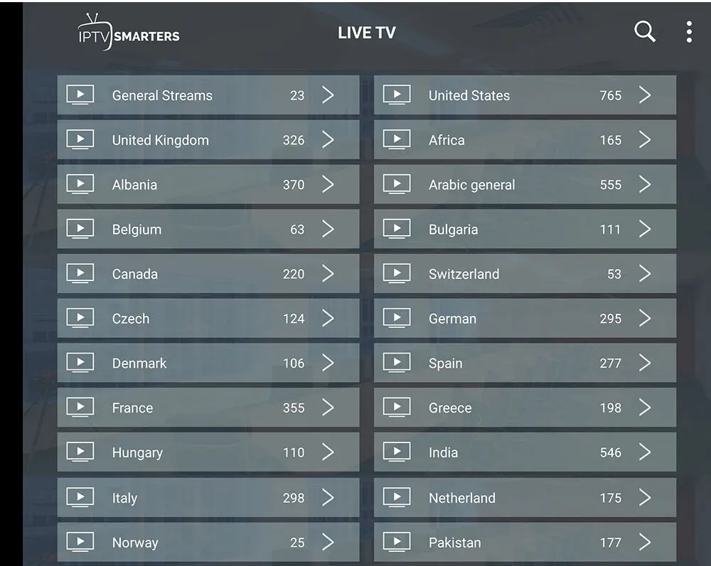 IPTV подписка Европа 1 год Канада Французский Португалия Великобритания США Немецкий Арабский голландский Швеция французский Польша IP tv Smart tv M3U PC VLC