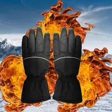 Зимние грелки для рук, электрические тепловые перчатки, аккумуляторные перчатки с подогревом, перчатки для велоспорта, мотоцикла, велосипеда, лыжного спорта, Универсальные Перчатки