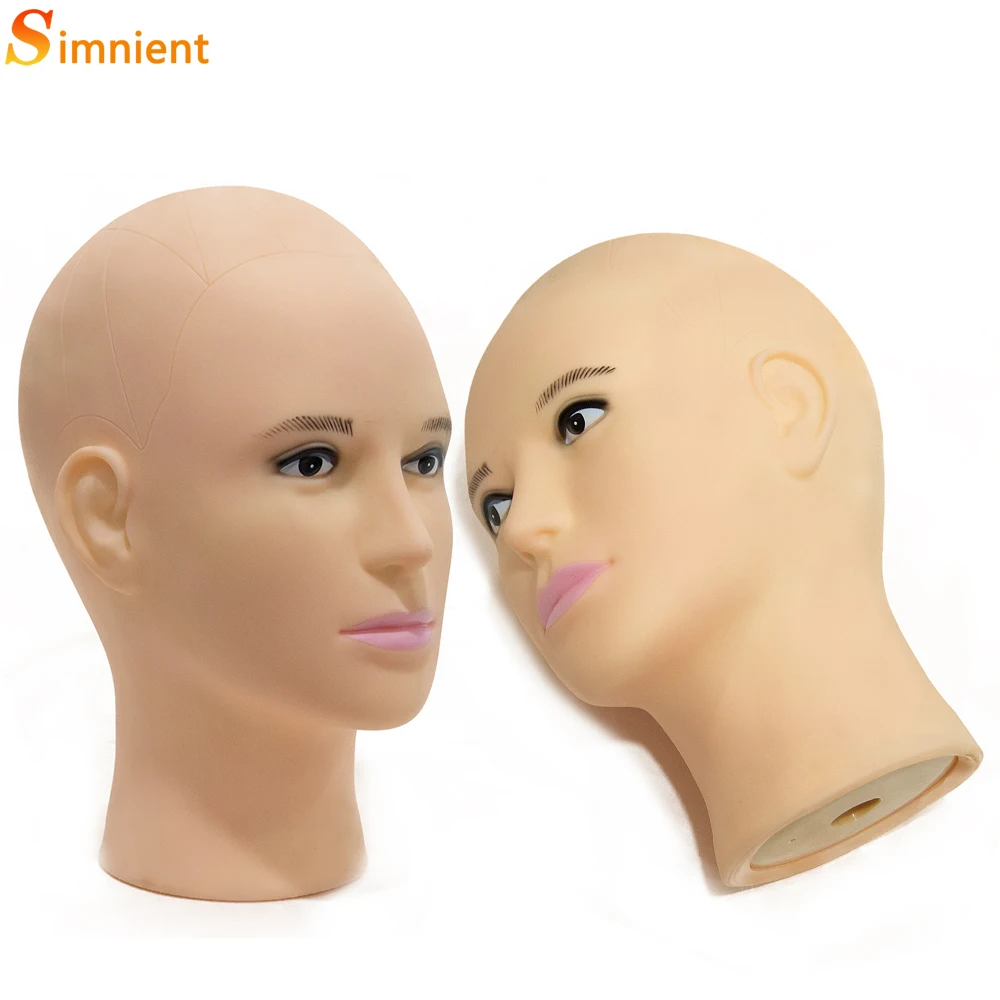 대형 미용 마네킹 헤드, 가발 제작용 대머리 마네킹 헤드, 가발 디스플레이, 모자 디스플레이, T핀 포함, 가발 설치 키트