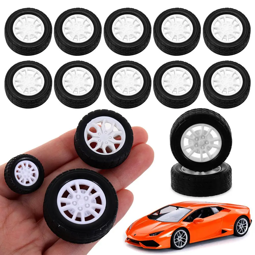4 Pcs Tires Upgrade Wheel Rim Hubs Rubber RC Car Spare Robot High Quality DIY Children Gift Toys Parts Accessories | Игрушки и хобби