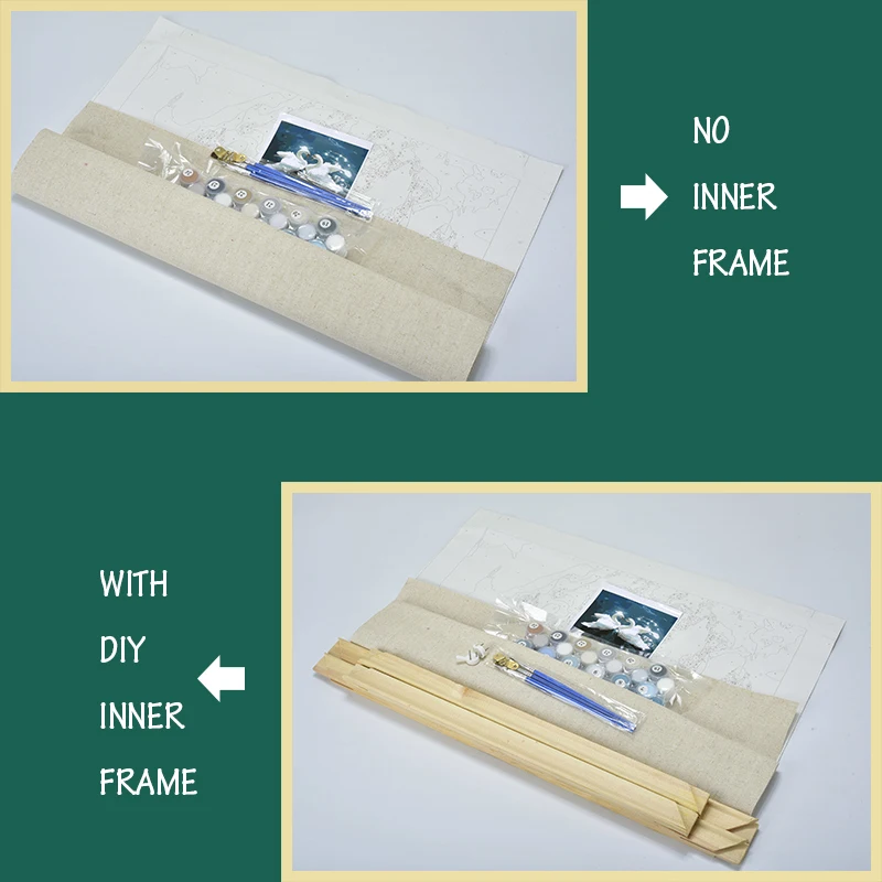 Краска масляная краска по номерам кантри пейзаж Сделай Сам акриловая раскраска