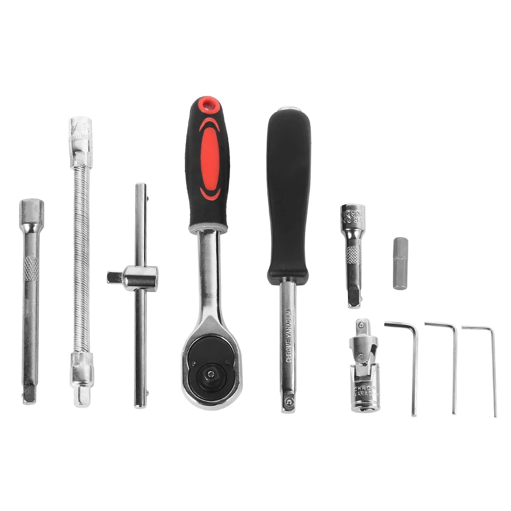 46pcs Sleeve Wrench Assembly Ratchet Wrench Set Car Motorcycle Bicycle Combination Repair Hand Tools Sleeve Socket Spanner Kit 46pcs Sleeve Wrench Assembly Ratchet Wrench Set Car Motorcycle Bicycle Combination Repair Hand Tools Sleeve Socket Spanner Kit