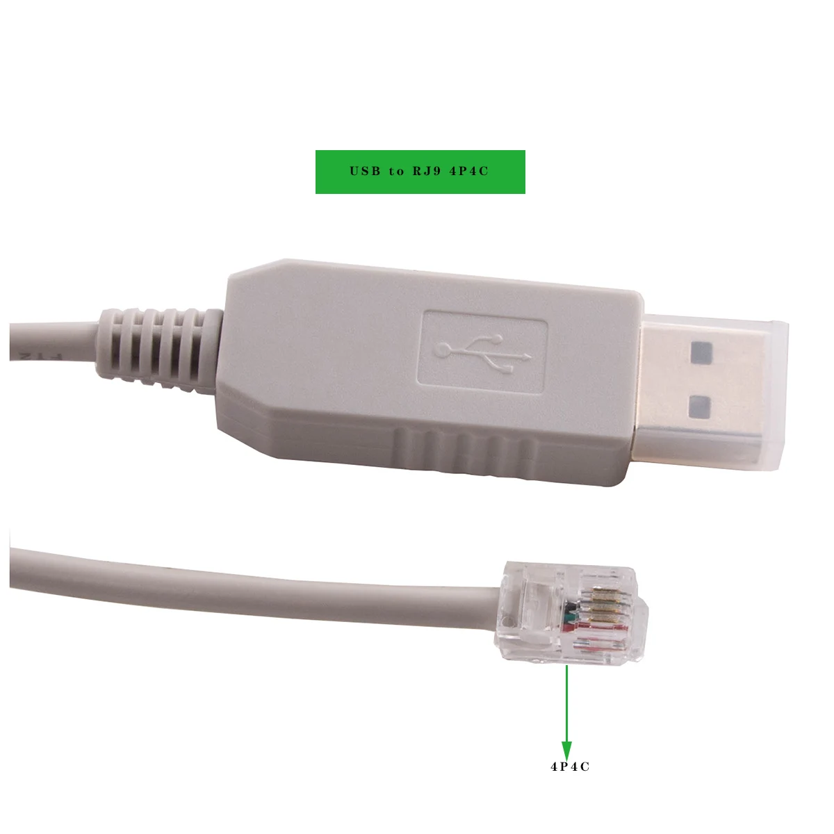 Ioptron Equatorial Telescope Upgrade Control Console Cable Coding Line Ieq30pro RS232 to 4P4C RJ9 3.2FT, for Ioptron Ioptron Equatorial Telescope Upgrade Control Console Cable Coding Line Ieq30pro RS232 to 4P4C RJ9 3.2FT, for Ioptron