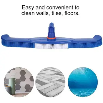 

Swimming Pool Cleaning Equipment, Pool Bottom Brush, Pool Accessories, 20-Inch Pool Brush Type Suction Head Pool Brush
