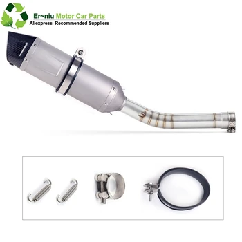 

Motorcycle full System exhaust Muffler middle Contact pipe For Yamaha YZF R6 1998 1999 2000-2004 2005 or 2006 2007 2008-2014