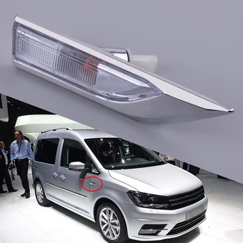 

Silver Car Right Side Marker Turn Signal Light Indicator Fit For VW Transporter T6 Caravelle Multivan MK VI Caddy MK4 7E0949102D