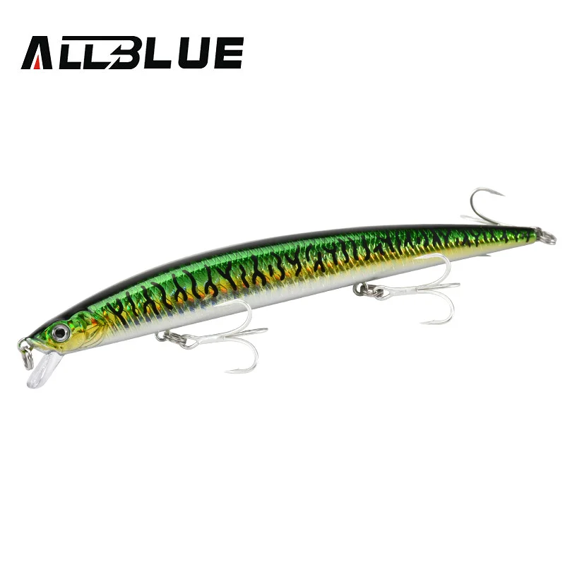 ALLBLUE SPRINT Sinking Minnow Longcast Jerkbait Fishing Lure - Saltwater Sea Bass Artificial Bait