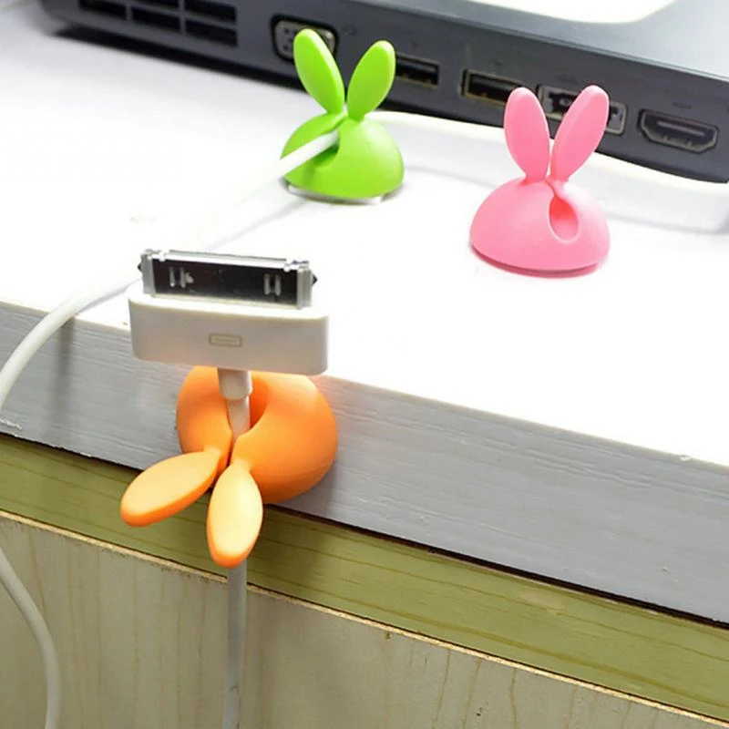 4 шт. Настольный наушник Micro type-C USB кабель Органайзер зажим держатель управление намотки магнитный зажим Универсальный провод протектор линии