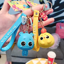 Подлинный авторизованный Diminshing Happy кукла-брелок для ключей подвеска креативный милый мужской и женский автомобильный брелок со стразами