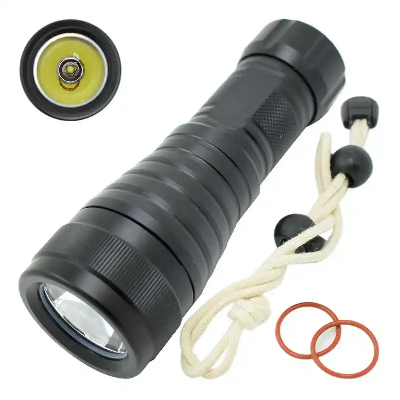 Светодиодный подводный фонарик высокой мощности для дайвинга XML L2 2000 люмен 150 м