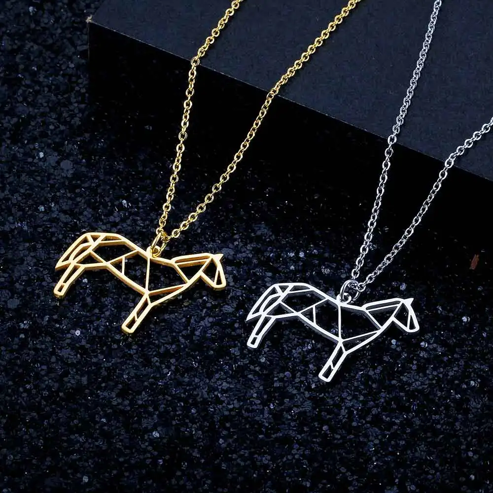 Unique Animal Horse Necklace LaVixMia Italy Design 100% Stainless Steel Necklaces for Women Super Fashion Jewelry Special Gift