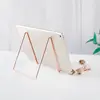 Creative Geometric Storage Rack Simple Wrought Iron Organizer Book Stand Multifunction Document Book-Reading Portable Holder 1