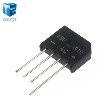 

GREATZT 5PCS/LOT KBU1010 KBU-1010 10A 1000V ZIP Diode Bridge Rectifier diode New