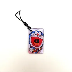 Dual - Frequency Rewritable RFID/NFC Keychain Tag (Yellow)