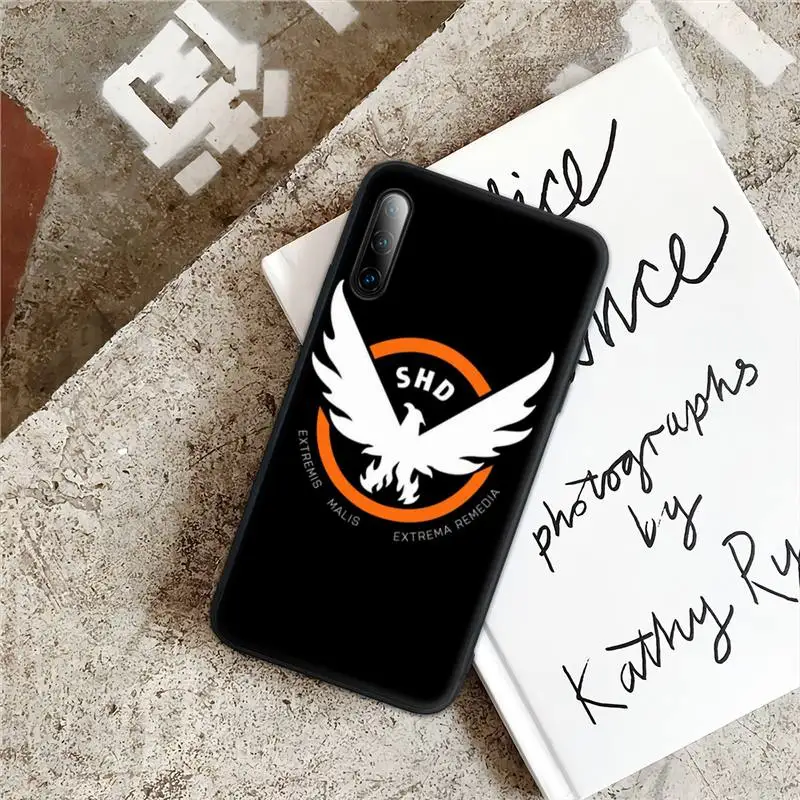 TOM CLANCY'S THE DIVISION 2 LOGO Black Mobile Phone Case For Samsung Galaxy S9 S10 S20 S21 S30 Plus Ultra S10e S7 S8 Cover