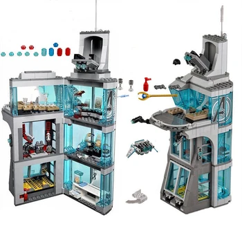 

Tower Super Heroes Ironman Building Block Brick Kid Toys For Children Gift