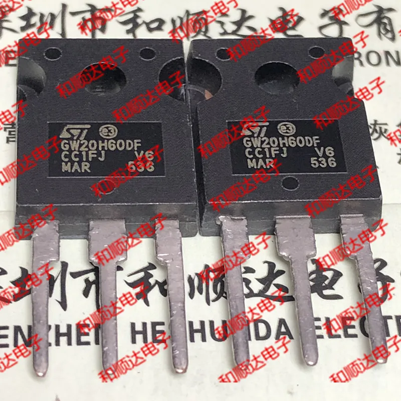 5 шт./лот GW20H60DF STGW20H60DF-247 600V 20A