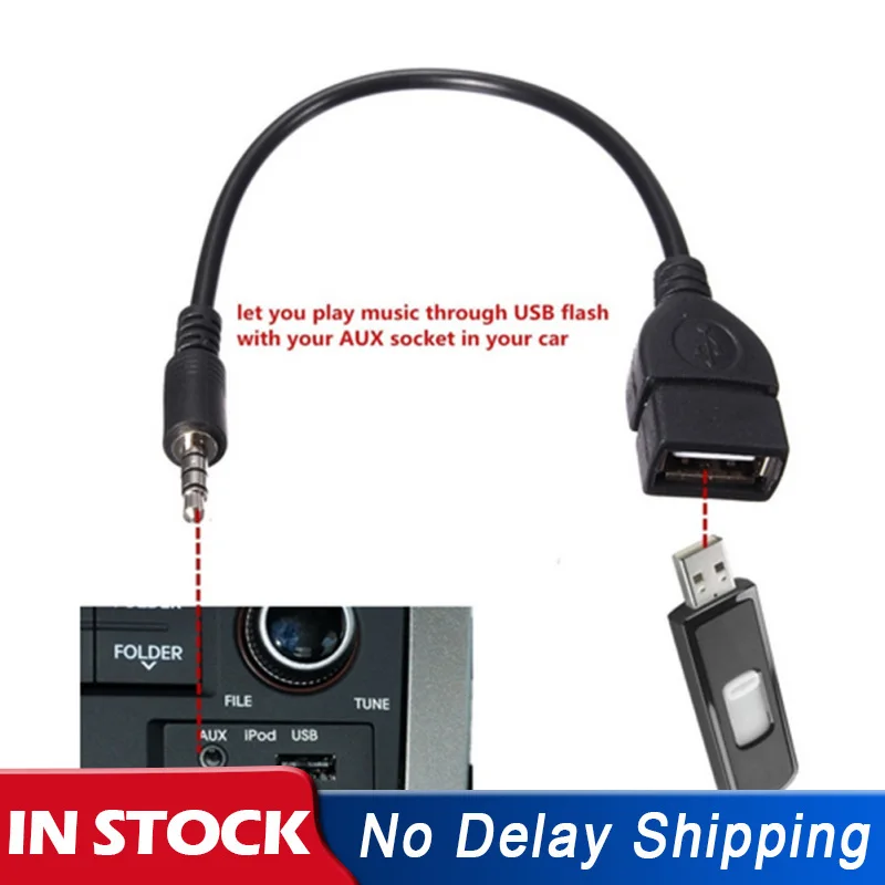 2018 Прямая поставка USB разъем на 3 5 мм подключение к U дискам автомобильный CD
