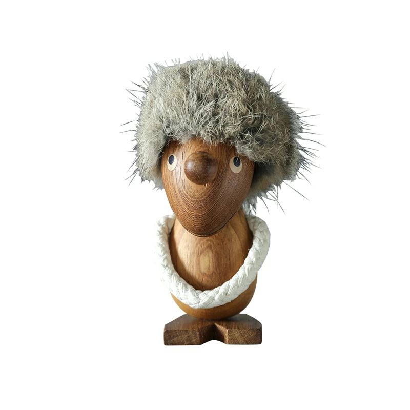 Скандинавском стиле датский деревянная кукла маленькая волосатые украшения