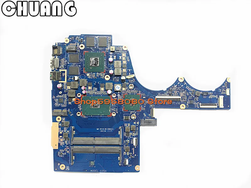 Материнская плата для ноутбука HP TPN-Q173 15-AX 15-BC Series SR2FP i5-6300HQ CPU GTX950M 2 Гб GPU 856674-601 856674-001