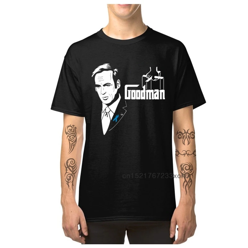 Футболка saul Goodman новые мужские Крестный отец футболка короткий рукав натуральный