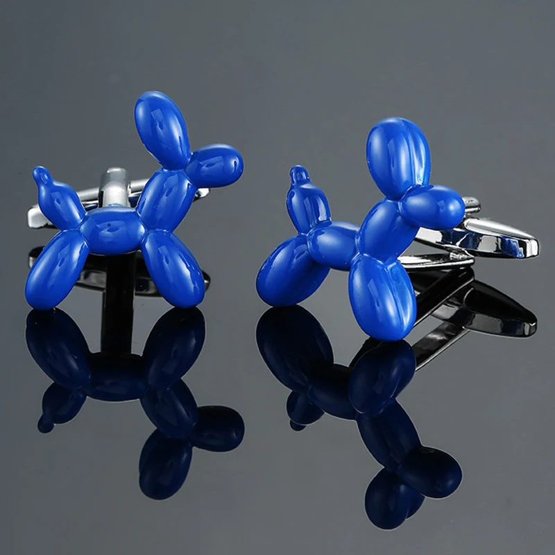 

High quality Cufflinks new fashion jewelry fashion shirt blue Cufflinks men's business suit button pin gift