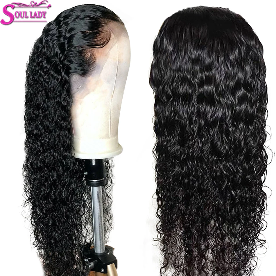 Топ монгольские афро кудрявые парики прозрачные человеческие волосы на кружеве парики для черных женщин предварительно выщипанные 150% плотность Remy Парики
