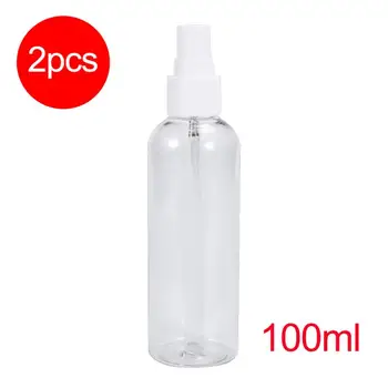 

2PC 100ml spray bottle Empty Cosmetic Pot Makeup Face Lotion Atomizer Sample Bottle Clear Essential Oil Perfume Cosmetic Sprayer