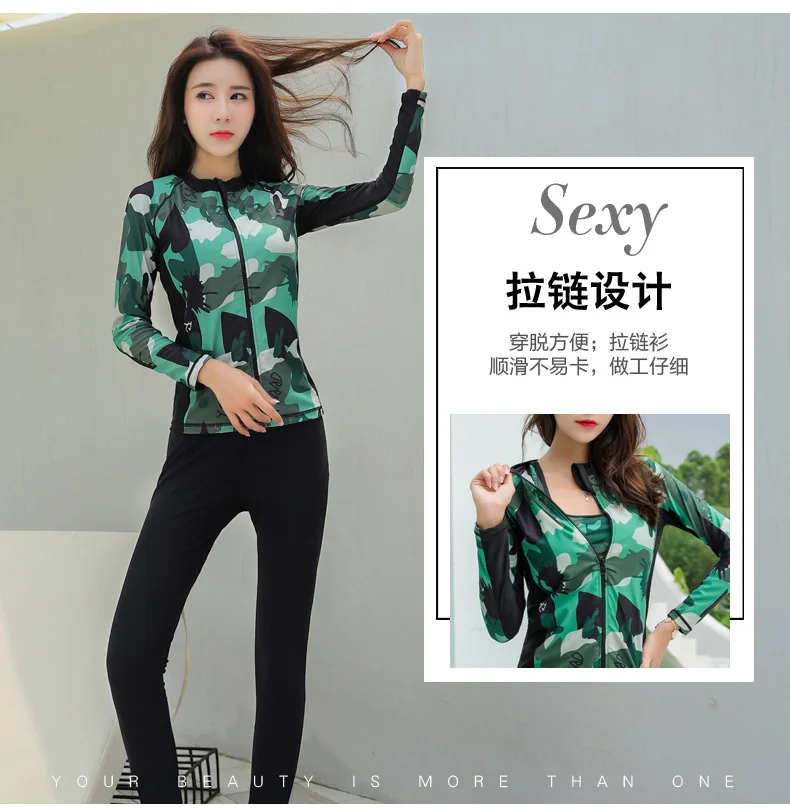 Women's Swimsuits Separate May Beach Bath Suits Long Sleeve Swimsuit For Women Drying Pants Dress Viscose Solid Rashguard