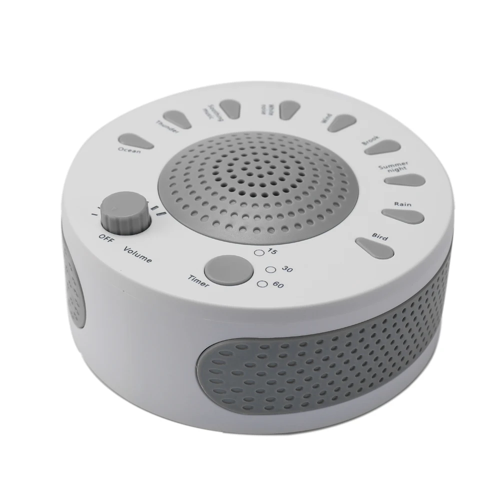 

Sleep Machine 9 Non-Looping Soothing Sounds Optional Music Record Timing Setting Sound Machine Sleep Quality Enhancer