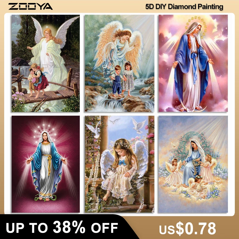ZOOYA DIY Алмазная картина полная круглая вышивка мозаичные картины 3D настенная