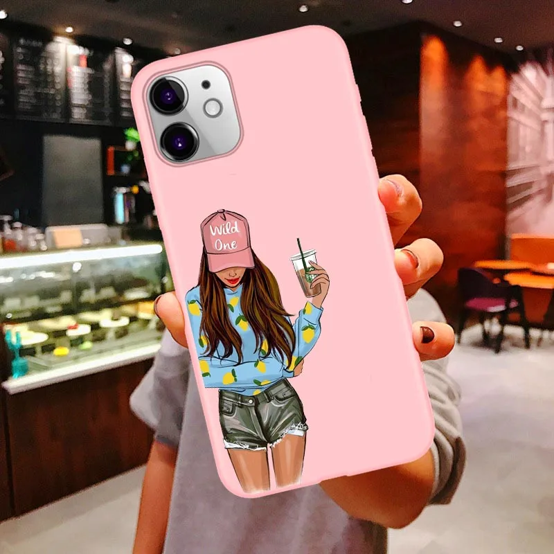 Bff лучший для друзей и пар Мягкий чехол для телефона для iphone 11 Pro Max мультяшная свинья принт розовый ТПУ чехол для iphone 7 8 Plus X XR XS Max - Цвет: Pink TPU