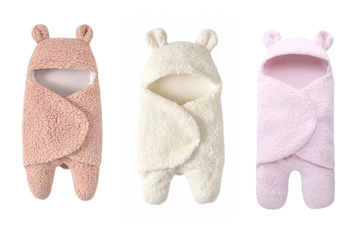 Cobertor do Bebê Bolsa de Dormir do Bebê Capa de Carro Primavera Outono Bebê Swaddling Macio Quente - 18 Cobertores e mantas