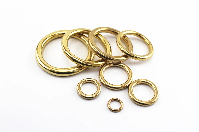 2 шт качественные цельные латунные бесшовные уплотнительные кольца для тесьмы
