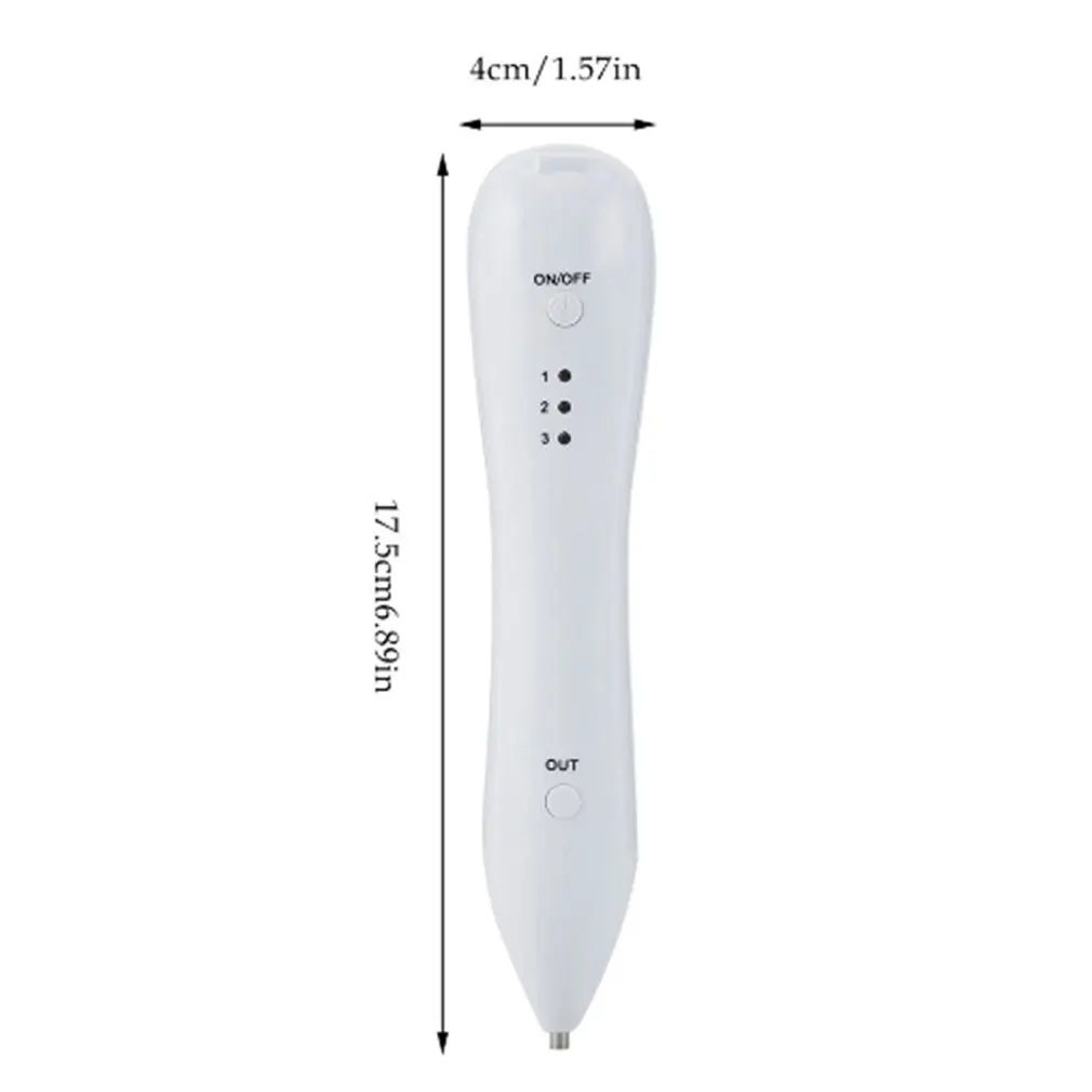 Портативная ручка для удаления пятен бородавки пигментные пигменты удаление пигментных пятен ручка с 5 контактами и 1 кабелем устройство для ухода за кожей лица