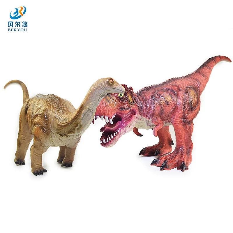 Модель Юрского периода Динозавр игрушка ультра большой мягкий Silcone T-Rex Трицератопс динозавр модель игрушка детский подарок