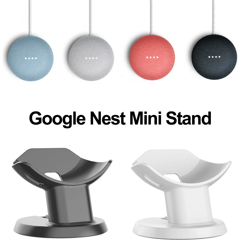Tanie Stojak na biurko dla Google Nest Mini Home Mini uchwyt asystent głosowy inteligentna automatyka domowa po prostu zaprojektuj zapisz uchwyt mocujący odstępy
