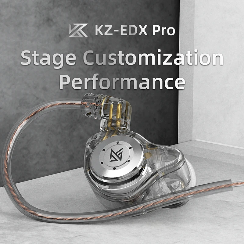KZ EDX PRO 다이나믹 이어폰, 하이파이 음악 스포츠 이어버드, 인이어 이어폰, 스포츠 노이즈 캔슬링 헤드셋, KZ EDXPRO DQ6 ZS10PRO MT1