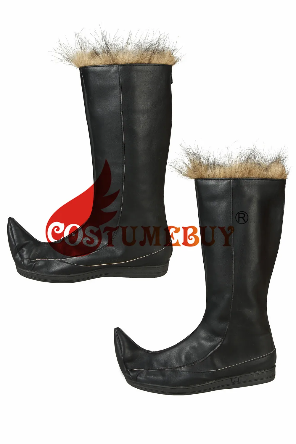 CostumeBuy/ г.; обувь для костюмированной вечеринки принца кристоффа; ботинки для взрослых; мужские кожаные ботинки; L920