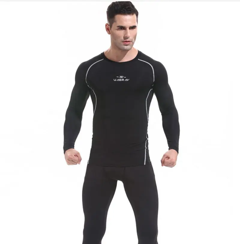 

NEW Fitness Sports Tights Fast Dry Clothes Men's Tights New Product Tights Professional Production D818