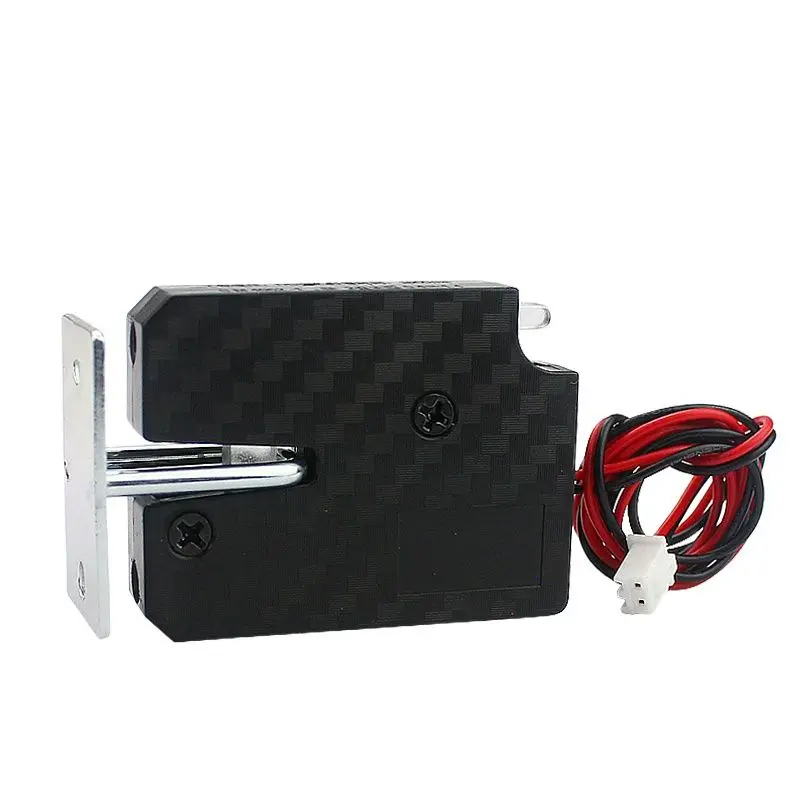 Small cabinet lock DC3v plastic alloy wire electric lock mini electronic mailbox door drawer furniture